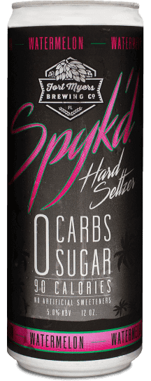 A can of sparkid carbs sugar watermelon.